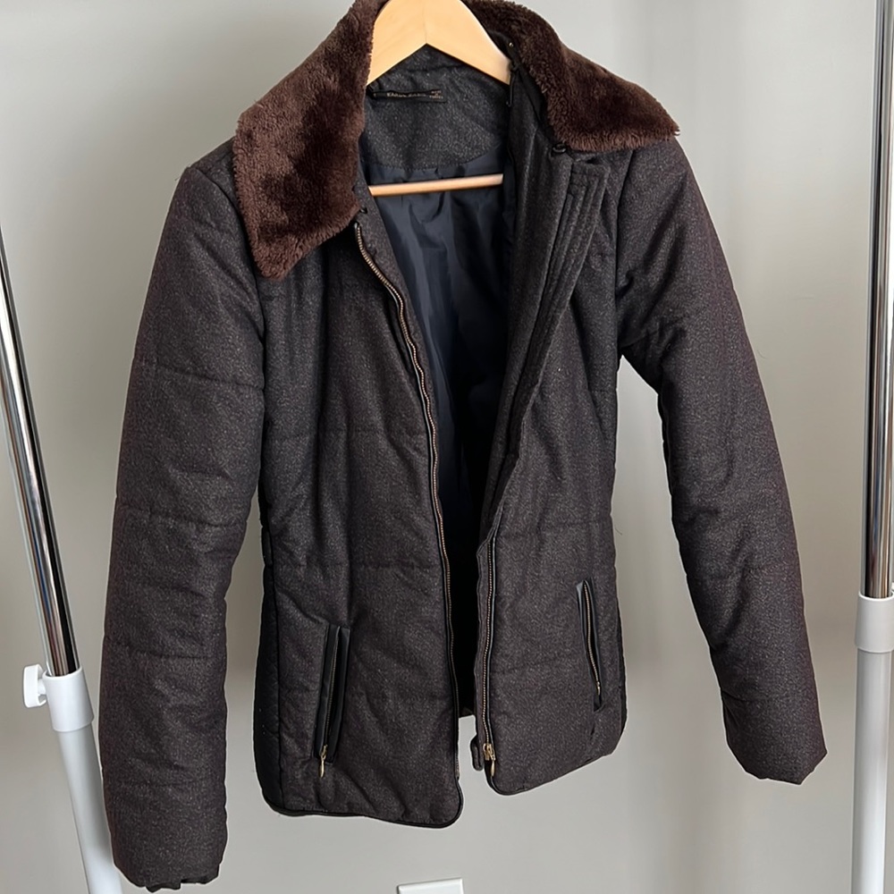 Karol Basic brand , S size dark brown coats